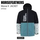 HORSEFEATHERS ۡե  MORSE II JACKET 22-23 OIL BLUE  㥱å Ρܡ
