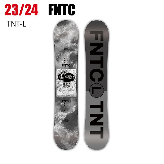 美品　23-24 FNTC TNT L スノーボード BLACK 150cm 2024 FNTC エフエヌティーシー TNT-L BLACK ティーエヌティー 23