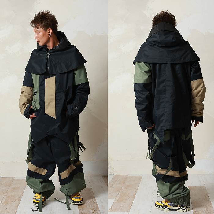 MARQLEEN(マークリーン) スノボウェア　ジャケットのみ MARQLEEN マークリーン MQ06005 NTR JACKET 995 dflbk