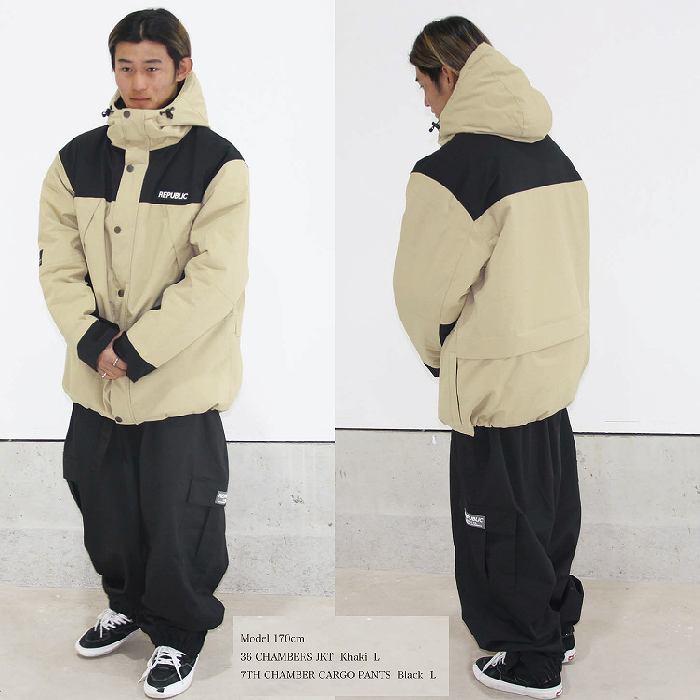 REPUBLIC&CO リパブリック ウェア 36 CHAMBERS JK 23-24 KHAKI メンズ