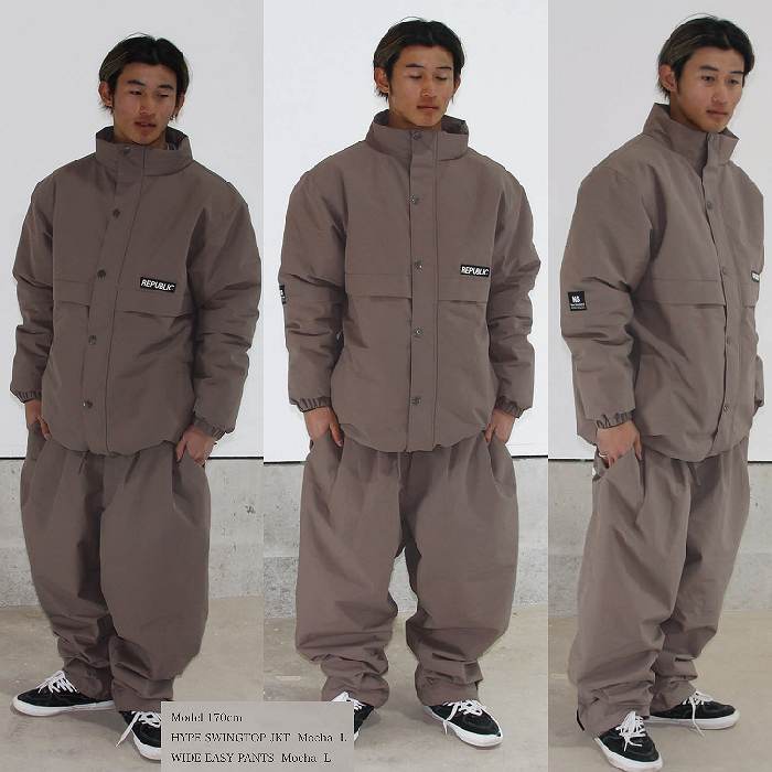 REPUBLIC リパブリックスノーボードウェアXLサイズ - Mocha REPUBLIC リパブリックスノーボードウェアXLサイズ - Mocha Republic