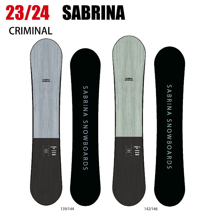 2024 SABRINA サブリナ CRIMINAL クリミナル  23-24 レディース ボード板 スノーボード 2024 SABRINA サブリナ CRIMINAL クリミナル 23-24 レディース ボード