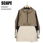 SCAPE ���������� ������ ANORAK 23-24 KHAKI/IVORY UNISEX ��� ���㥱�å� ���Ρ��ܡ���