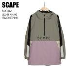 SCAPE   ANORAK 23-24 LIGHT KHAKI/SMOKE PINK UNISEX  㥱å Ρܡ