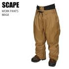 SCAPE ���������� ������ WORK PANTS 23-24 BEIGE UNISEX ��� �ѥ�� ���Ρ��ܡ���