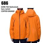 686 åȥå  GORE-TEX HYDRASTASH SYNC JKT 23-24 COPPER ORANGE  㥱å Ρܡ ϥ