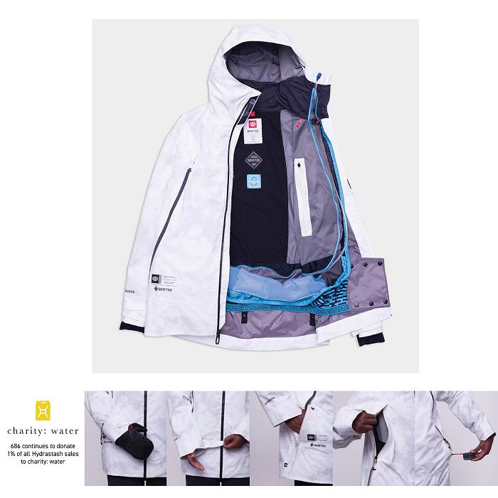 686 シックスエイトシックス ウェア GORE-TEX HYDRASTASH SYNC JKT 23