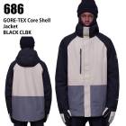 686 åȥå  GORE-TEX CORE SHELL JKT 23-24 BLACK CLBK  㥱å Ρܡ ϥ