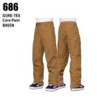 686 åȥå  GORE-TEX CORE SHELL PNT 24-25 BREEN  ѥ Ρܡ ϥ