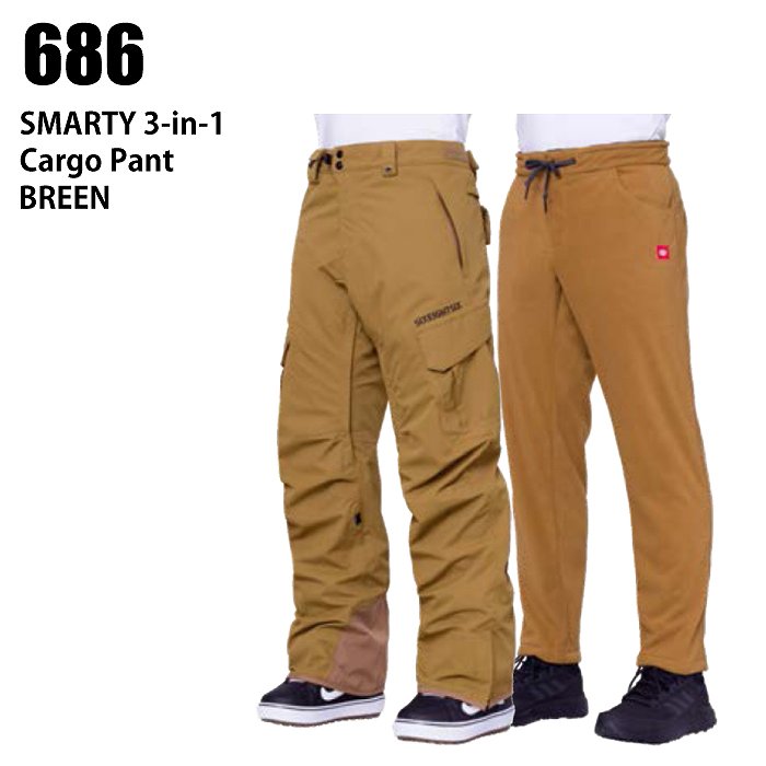 686 ���å��������ȥ��å��� ������ SMARTY 3IN1 CARGO PNT 24-25 BREEN  ��� �ѥ�� ���Ρ��ܡ��� �����ϥ�