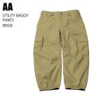 AA ���֥륨�� ������ UTILITY BAGGY PANTS 23-24 BEIGE UMISEX ��� �ѥ�� ���Ρ��ܡ���
