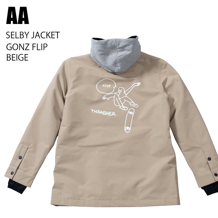 AA ���֥륨�� ������ SELBY JACKET  23-24 GONZ FLIP BEIGE ��ǥ����� ���㥱�å� ���Ρ��ܡ���