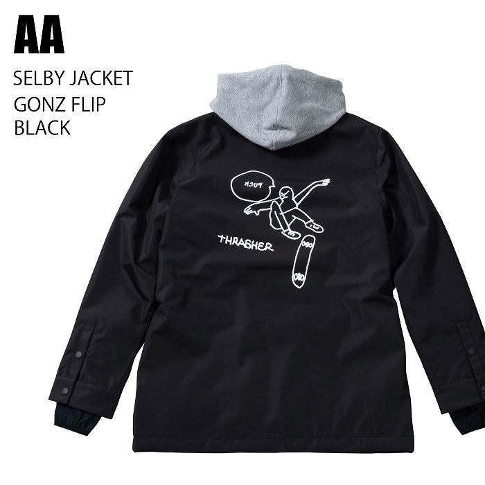 AA ダブルエー ウェア SELBY JACKET 23-24 GONZ FLIP BLACK レディース