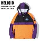 HELLOID �إ������ ������ 22HEL-08 ANORAK RAGLAN 22-23 BLACK/ORANGE ��� ���㥱�å� ���Ρ��ܡ��� �饤�ȥ����� �ץ륪���С�