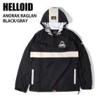 HELLOID �إ������ ������ 22HEL-08 ANORAK RAGLAN 22-23 BLACK/GRAY ��� ���㥱�å� ���Ρ��ܡ��� �饤�ȥ����� �ץ륪���С�