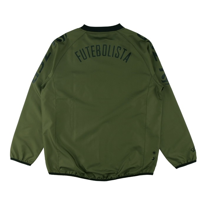 LUZESOMBRA ルースイソンブラ LZSB PULLOVER PISTE TOP L1232108 042KHK カーキグリーン フットサル トレーニングジャケット LUZESOMBRA ルースイソンブラ LZSB PULLOVER PISTE TOP L1232108