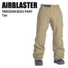 AIRBLASTER �����֥饹���� Freedom Boss Pant Tan 23-24 �ܡ��ɥ����� ��� �ѥ�� ���Ρ��ܡ��� �����֥�