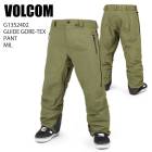VOLCOM �ܥ륳�� G1352402 GUIDE GORE-TEX PANT MIL 23-24 �ܡ��ɥ����� ��� �ѥ�� �����ƥå��� ���Ρ��ܡ���