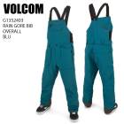 VOLCOM �ܥ륳�� G1352403 RAIN GORE BIB OVERALL BLU 23-24 �ܡ��ɥ����� ��� �ѥ�� �ӥ� �����ƥå��� ���Ρ��ܡ���