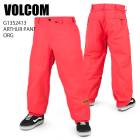 VOLCOM �ܥ륳�� G1352413 ARTHUR PANT ORG 23-24 �ܡ��ɥ����� ��� �ѥ�� ���Ρ��ܡ���