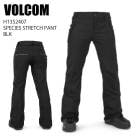 VOLCOM �ܥ륳�� H1352407 SPECIES STRETCH PANT BLK 23-24 �ܡ��ɥ����� ��ǥ����� �ѥ�� ���Ρ��ܡ���