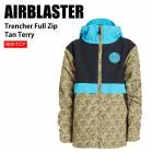 AIRBLASTER �����֥饹���� Youth Trencher Full Zip Tan Terry 23-24 ����˥������� ����˥� ���㥱�å� ���Ρ��ܡ��� ���å� �Ҷ���