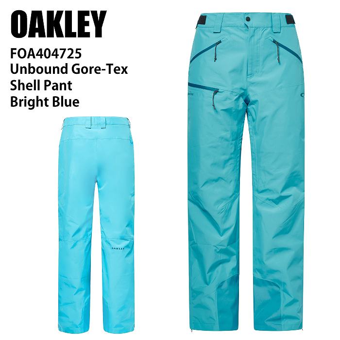 OAKLEY �������꡼ FOA404725 UNBOUND GORE-TEX SHELL PANT BRIGHT BLUE 23-24 �ܡ��ɥ����� ��� �ѥ�� ������ ���Ρ��ܡ���