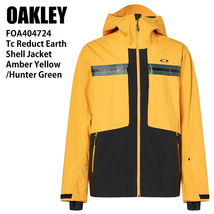 OAKLEY �������꡼ FOA404724 TC REDUCT EARTH SHELL JACKET YELLOW/GREEN 23-24 �ܡ��ɥ����� ��� ���㥱�å� ������ ���Ρ��ܡ���