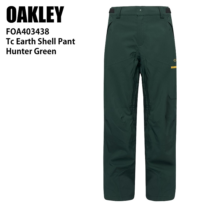 OAKLEY �������꡼ FOA403438 TC EARTH SHELL PANT HUNTER GREEN 23-24 �ܡ��ɥ����� ��� �ѥ�� ������ ���Ρ��ܡ���