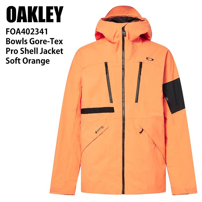 OAKLEY �������꡼ FOA402341 BOWLS GORE-TEX PRO SHELL JACKET SOFT ORANGE 23-24 �ܡ��ɥ����� ��� ���㥱�å� ������ ���Ρ��ܡ���