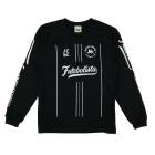 LUZESOMBRA �롼��������֥� Jr STRIPE FUTEBOLISTA L/S PRA SHIRT L2233006 BLK �֥�å� �եåȥ��� �ץ饷�����