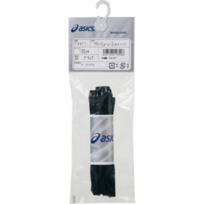 ASICS アシックス フラツトシユ－レ－ス (細) TXX116 90 ブラック