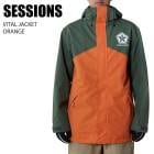 SESSIONS ���å���� VITAL JACKET ORANGE 23-24 �ܡ��ɥ����� ��� ���㥱�å� ���Ρ��ܡ��� ���Υ� ������