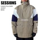 SESSIONS ���å���� CHAOS PULLOVER JACKET BEIGE 23-24 �ܡ��ɥ����� ��� ���㥱�å� ���Ρ��ܡ��� ���Υ� ������