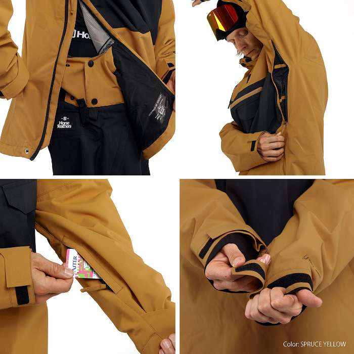 HORSEFEATHERS ホースフェザーズ NORMAN JACKET SPRUCE YELLOW