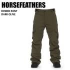 HORSEFEATHERS �ۡ����ե������� ROWEN PANT DARK OLIVE 23-24 �ܡ��ɥ����� ��� �ѥ�� ���Ρ��ܡ��� ���Υ� ������