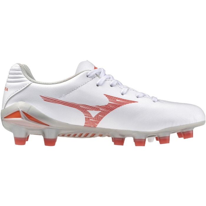 ミズノ モナルシーダ Neoサッカーシューズ ホワイト/レッド ミズノ サッカー フットサル トレーニングシューズ モナルシーダ