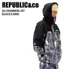 REPUBLIC&CO ѥ֥å 36 CHAMBERS JACKET Black / Camo 24-25  ˥å 㥱å Ρܡ 饤ȥ