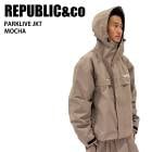 REPUBLIC&CO ѥ֥å PARKLIVE JACKET Mocha 24-25  ˥å 㥱å Ρܡ ѥ 饤ȥ ɿ