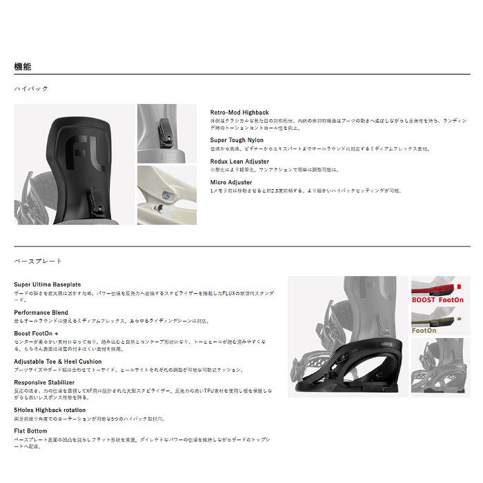 2025 FLUX フラックス XF エックスエフ ORANGE 24-25 スノーボード