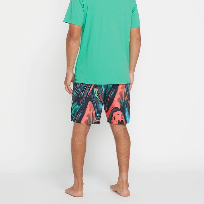 VOLCOM ボルコム A0822305 PSYCHE MARBLE MOD-TECH TRUNKS BLACK