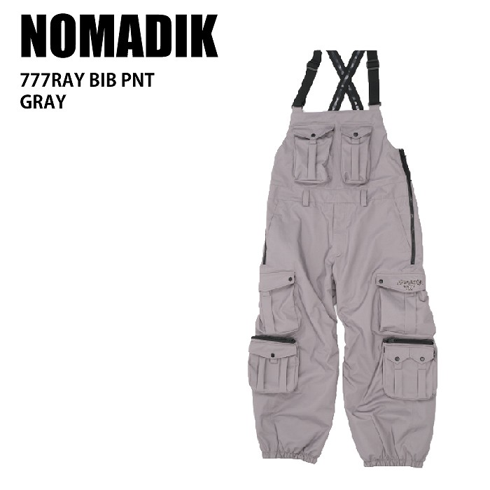 NOMADIK BIB PANTS STRIPE 22-23 Lサイズ NOMADIK BIB PANTS STRIPE 22-23 Lサイズ NOMADIK BIB PANTS