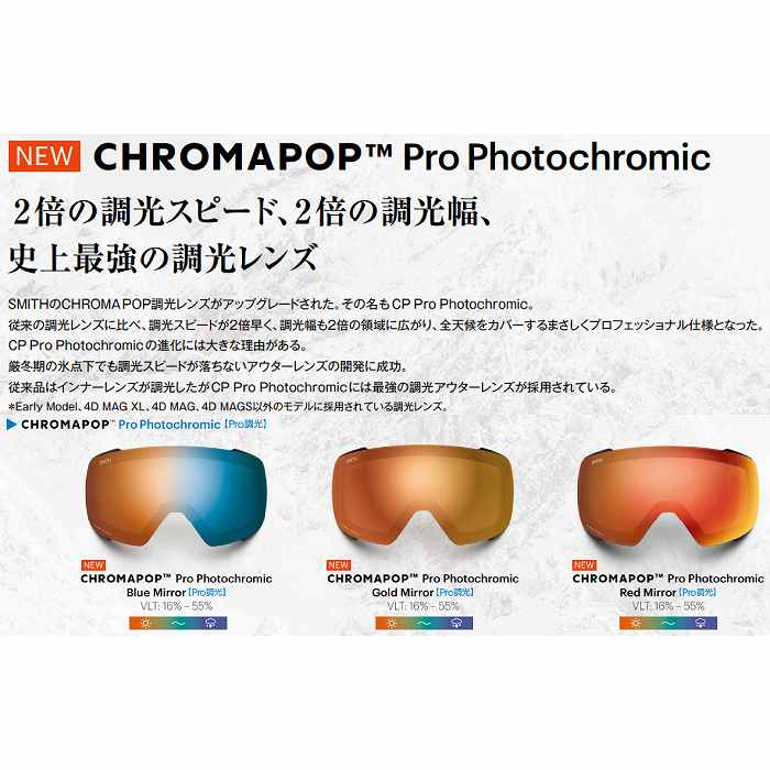 SMITH スミス PROXY プロキシー BLACK 010275055 調光レンズ スミス