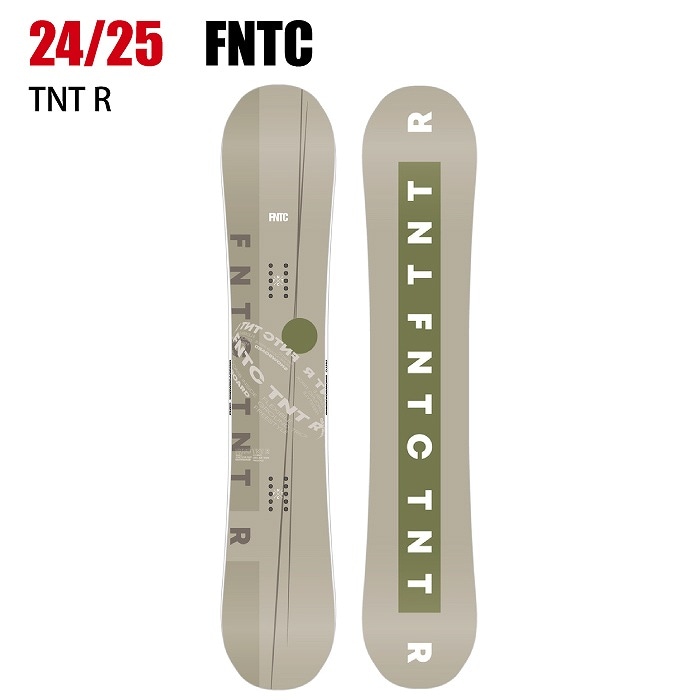 美品 FNTC TNT R 147cm 2024-2025 スノーボード 2025 FNTC エフエヌティーシー TNT R BLACK ティーエヌティー 24-25