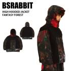 BSRABBIT ӥӥå HIGH HOODED JACKET FANTASY FOREST 24-25   㥱å Ρܡ ڹ