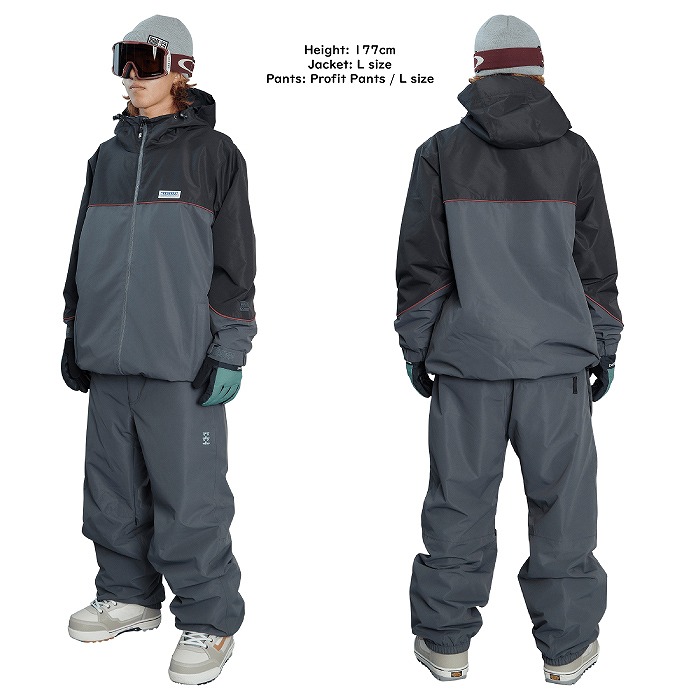 ROME ローム STONE JACKET CHARCOAL 24-25 ウエア メンズ