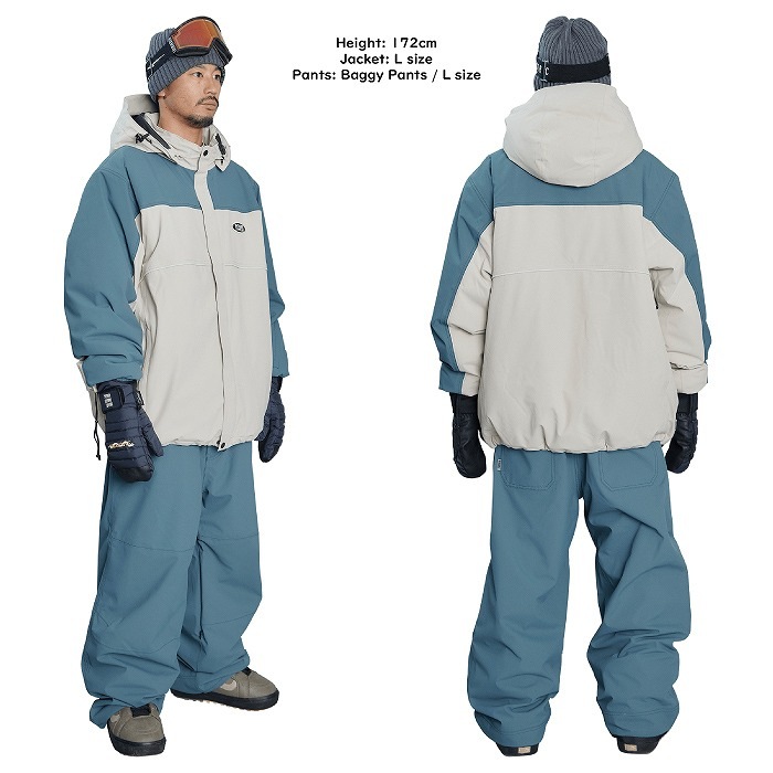 ROME ローム BAGGY PANTS SMOKE BLUE 24-25 ウエア メンズ パンツ