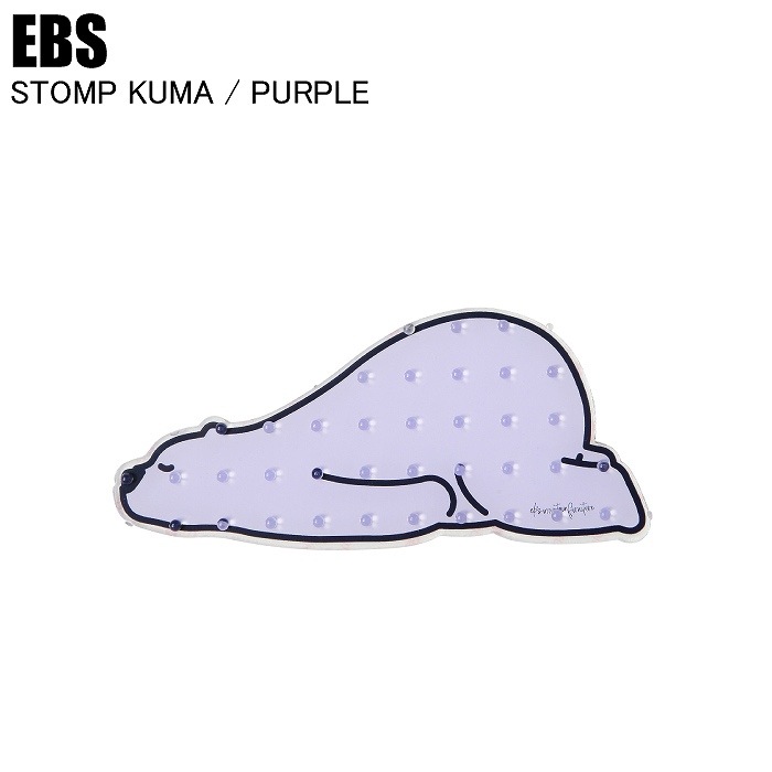 EBS エビス STOMP KUMA ストンプクマ PURPLE 4400504 デッキパッド