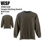 VESP ٥ VPMS1030 Simple Stitching Stretch Knit Crew BE 24-25   ˥å 她å 饤ȥ