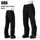 686 ���å��������ȥ��å��� M2W203 GORE-TEX GT PANT BLACK 24-25 ������ ��� �ѥ�� ���� �����ϥ�